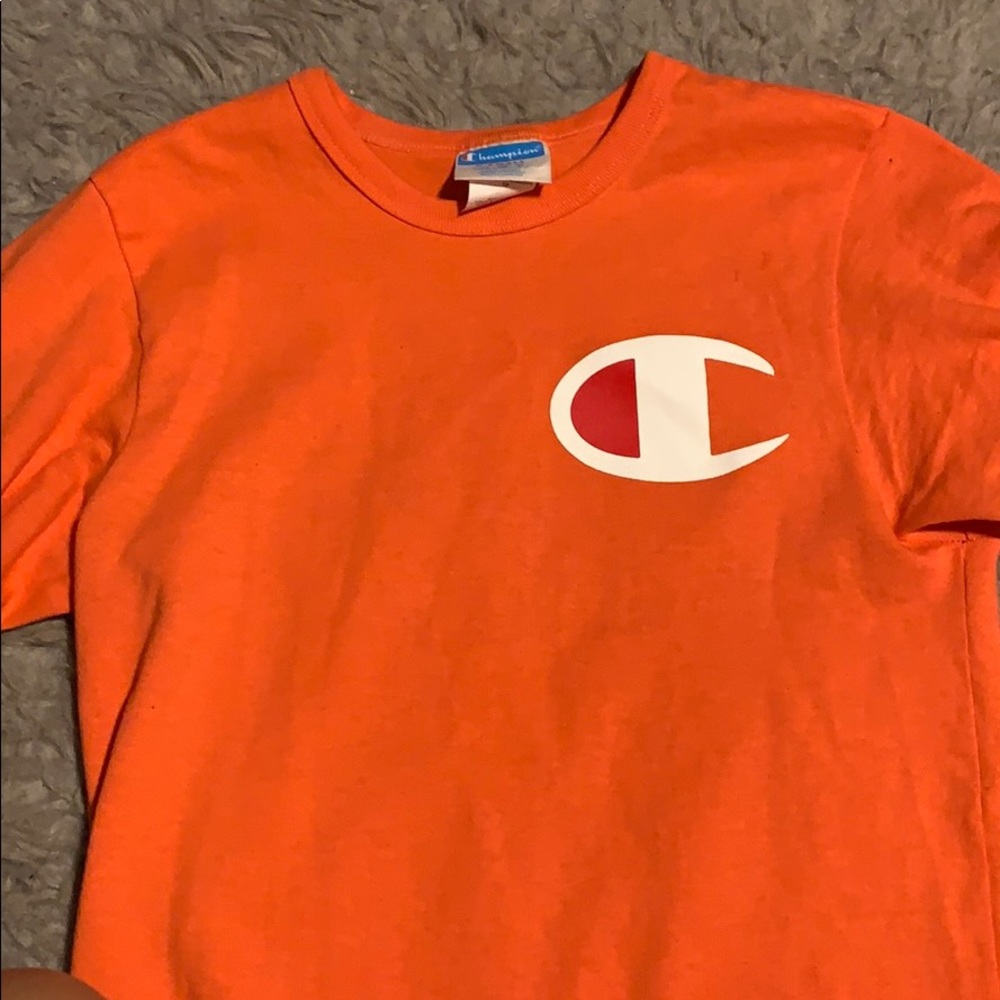 Coral champion shirt